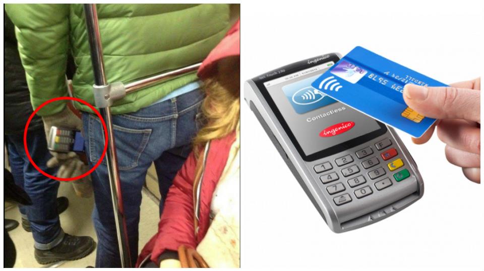Někdo si vyrazil na procházku s platebním terminálem...